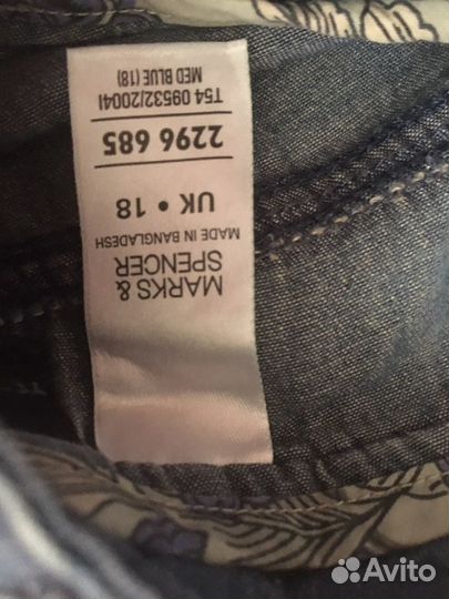 Шорты деним marks & spencer р.50-52 (18)