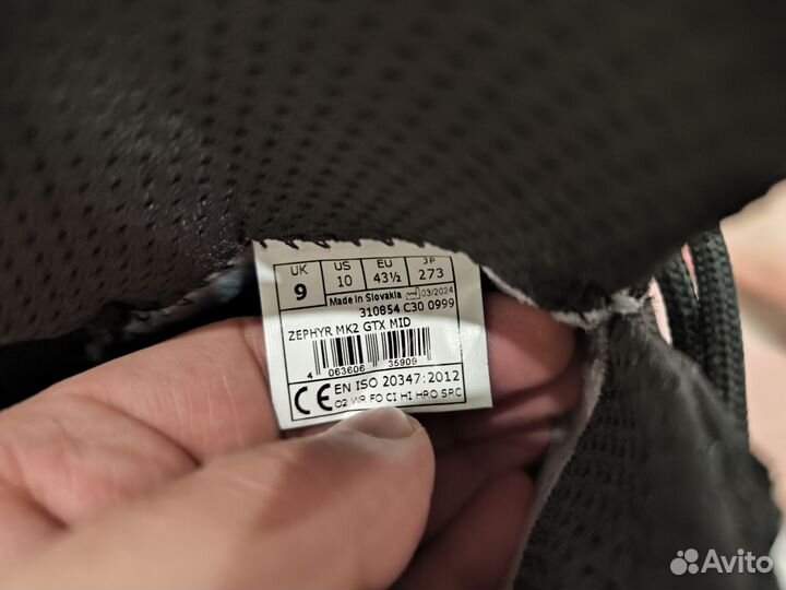 Lowa zephyr mk2 gtx mid 43,5