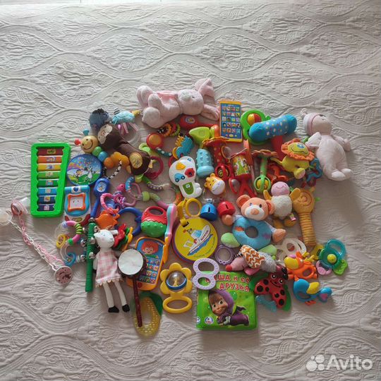 Игрушки погремушки пакетом