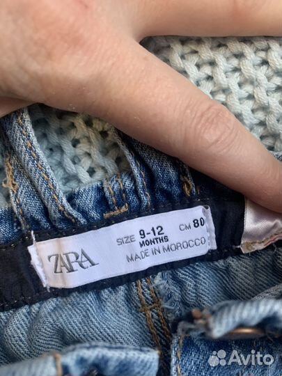 Джинсы для девочки 80 zara