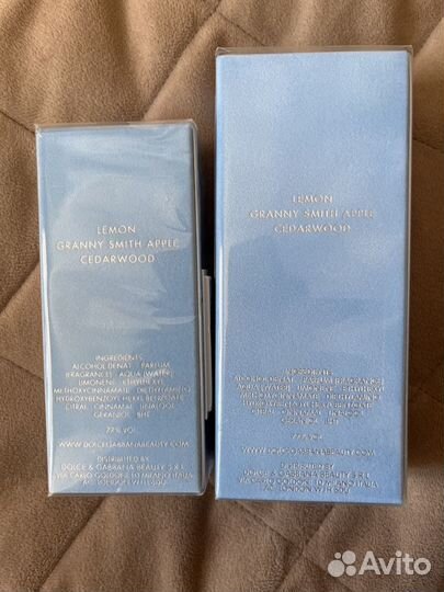 Dolce gabbana light blue 25ml и 50ml