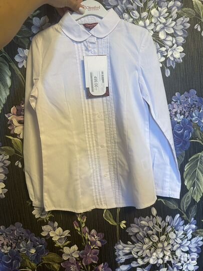 Рубашка школьная для девочки 128