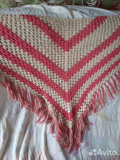 Вязание, палантин