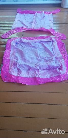 Детский надувной бассейн с крышей