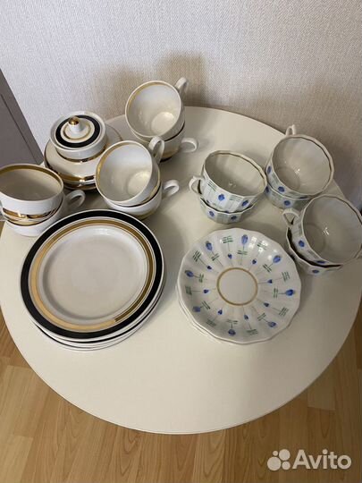 Набор столовой посуды СССР фарфор