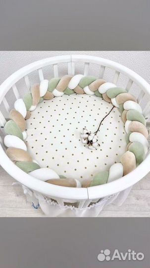 Бортик косичка