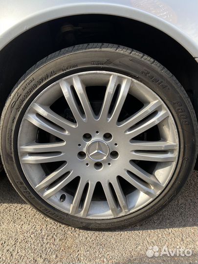 Колеса на mercedes r18 разноширокие