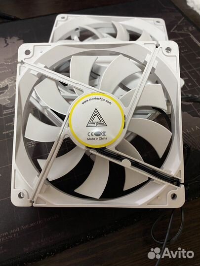 Кулера для корпуса 120mm Montech белые