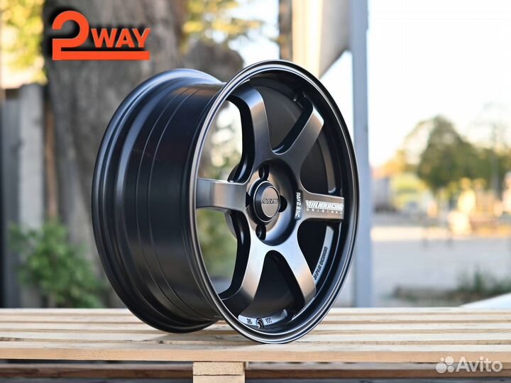 R17 Volk Racing TE37SL 7.5J ET35 4*100 (RG44)