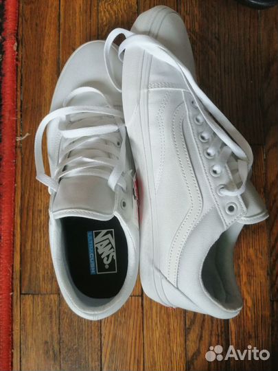 Vans, old scool, оригинал, белые, 44,5 русский