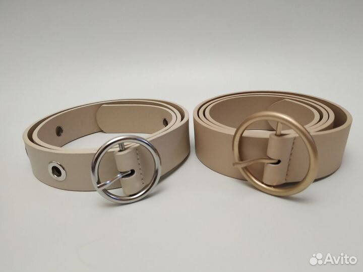 Ремень женский бежевый новый