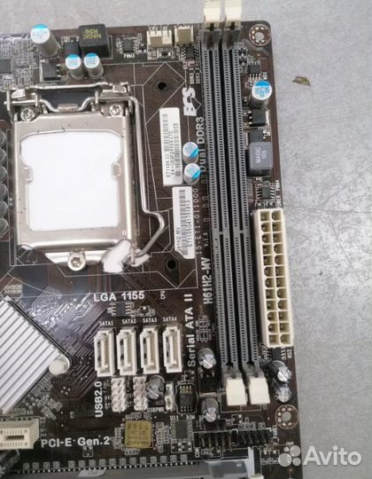Материнская плата mITX S1155 ECS H61H2-MV