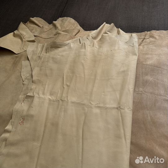 Набор Натуральная замша бежевая Италия