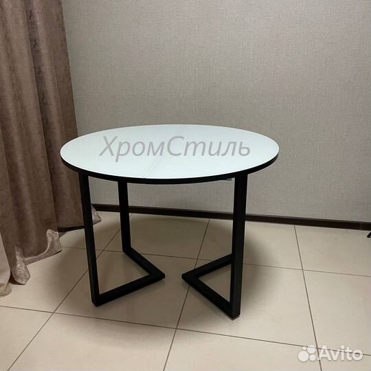 Круглый кухонный раздвижной стол 