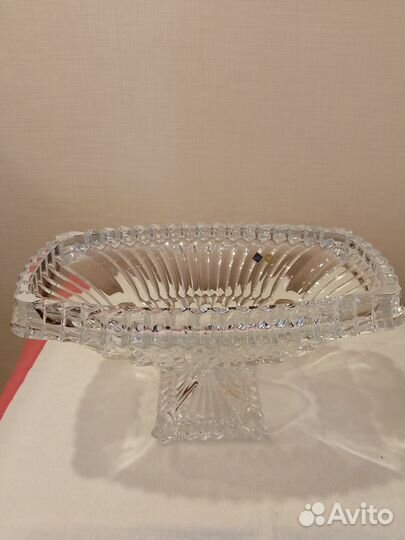 Ваза для фруктов богемия