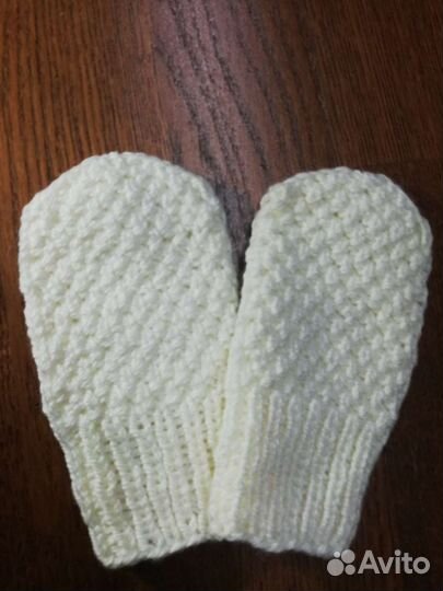 Варежки для новорожденных