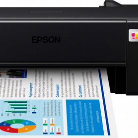 Принтер Epson L121 струйный, цветная печать, A4, цвет черный c11cd76414