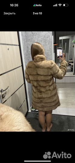 Шуба норковая 44