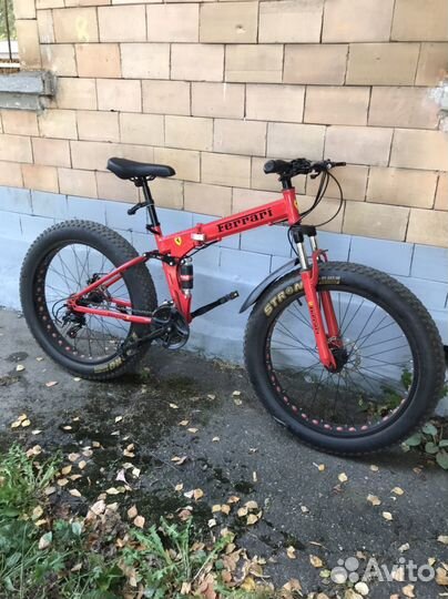 Ferrari Фэт Байк на ходу