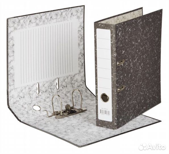 Папки с арочным механизмом А4, корешок 75мм