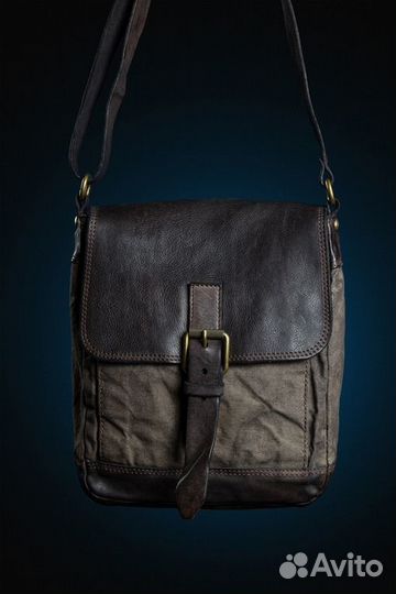 Нельсон Сумка через плечо из джисы и кожи