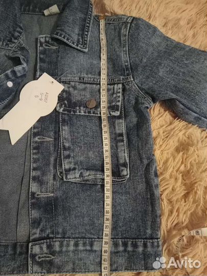 Джинсовая куртка для мальчика 104 110