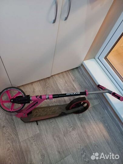 Самокат 3 уровня, мощный до 80 кг