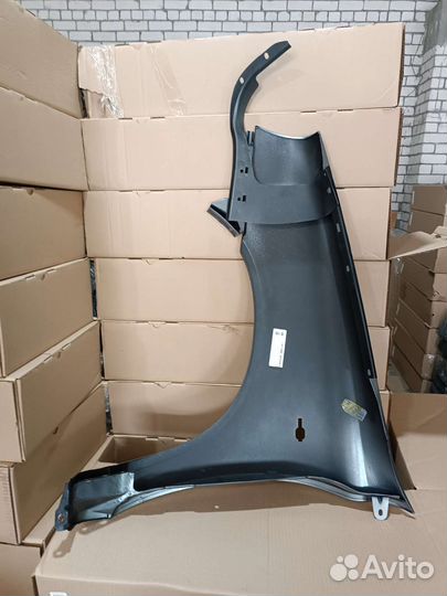 Крыло калина правое цвет темно серый металлик