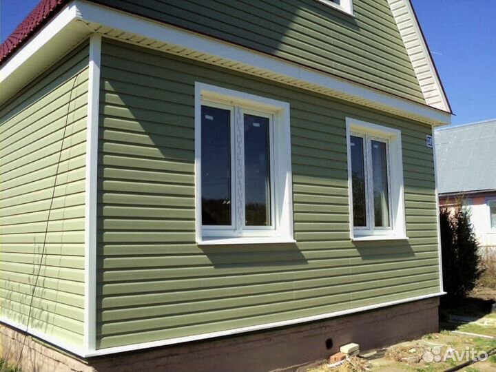 Фасад дома из сайдинга