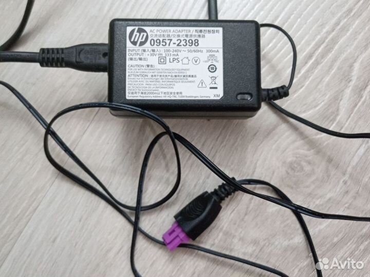 Блок питания для принтера HP 30V 333mA, 0957-2398