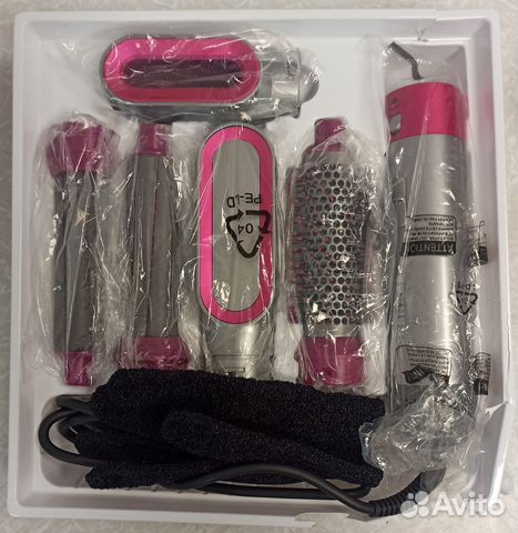 Стайлер для волос 5 в 1 + Термоперчатка, Фен для в