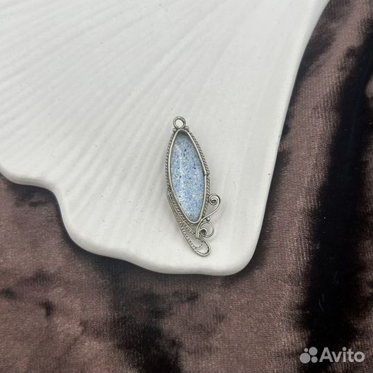 Советский винтажный кулон, ручная роспись