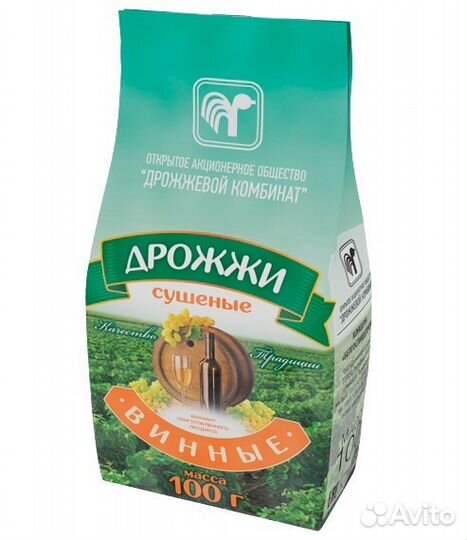 Дрожжи белорусские винные 100 гр