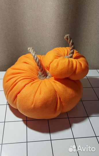 Тыква декоративная текстильная