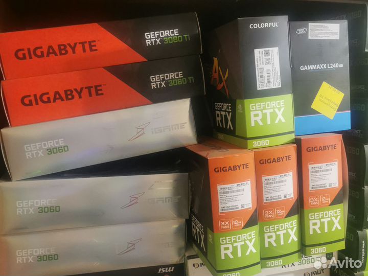 Коробка от видеокарты rtx 3060