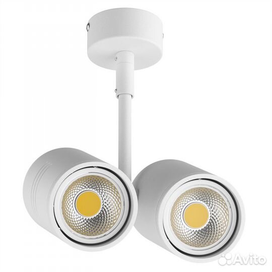 Светильник потолочный металлический 2 лампы