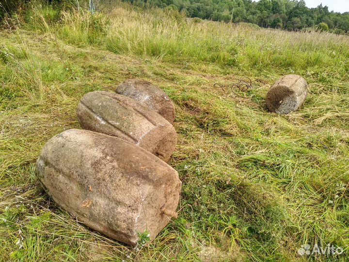 Прикатыватель льна старина искусственный камень