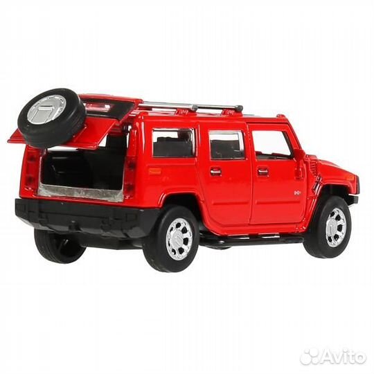 Машина Технопарк металл Hummer H2 12 см двери, баг