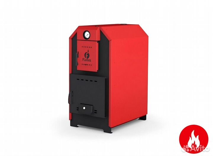 Твердотопливный котел flames green код-15гт