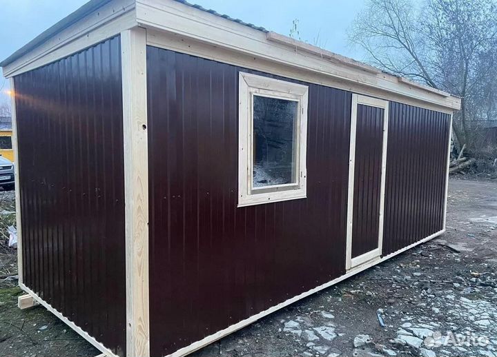 Бытовка хозблок жилая по безналу