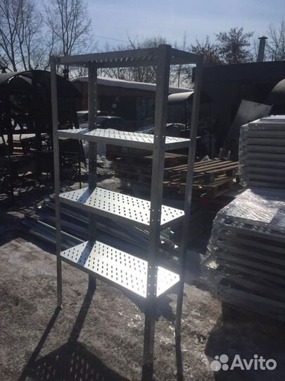 Стеллажи оцинкованные 50 шт