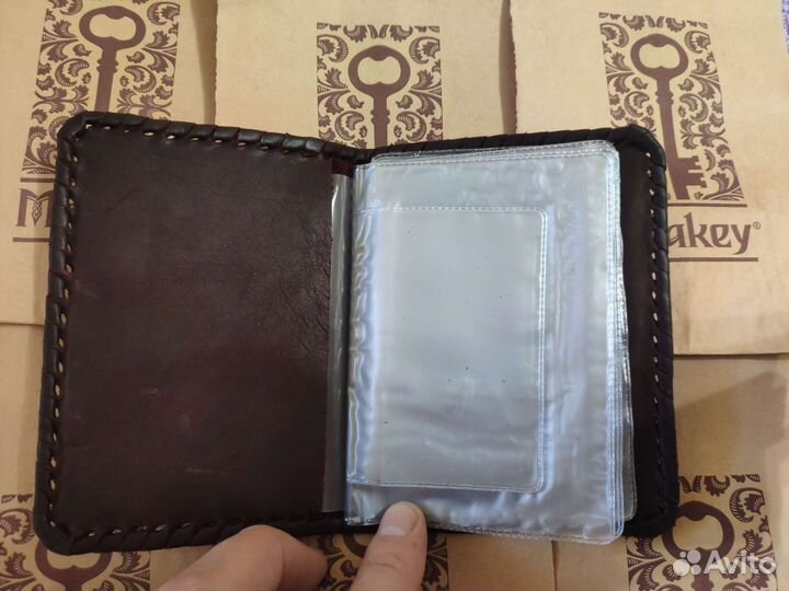 Обложка для автодокументов макей Ручная работа Бел