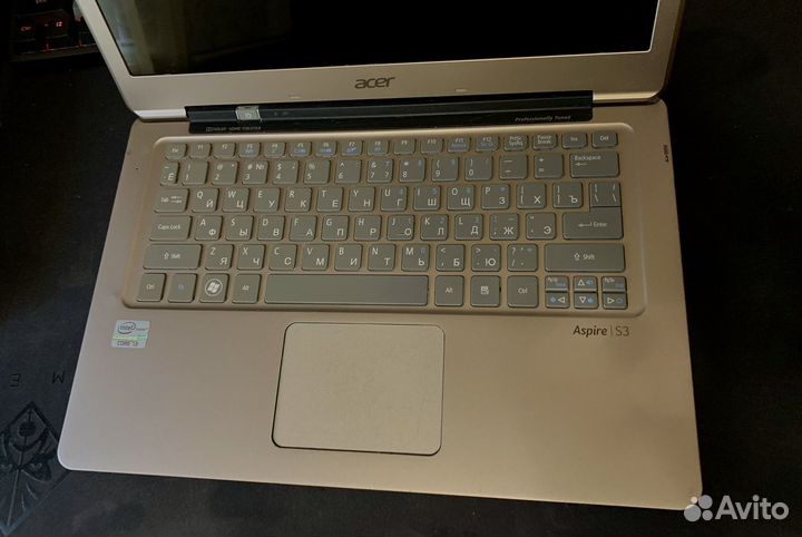Acer aspire s3 на запчасти/под восстановление