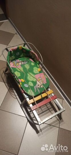 Детские зимние санки