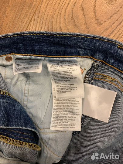 Джинсы levis 512. W33 L34