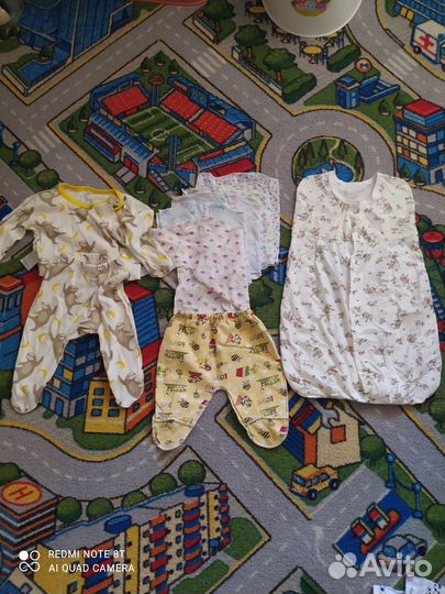 Детские вещи пакетом от 0 до года
