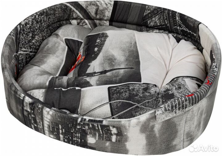 Ксоди 00221 Лежак овальный с бортиком №2, поликотт