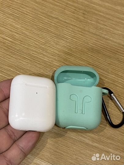 Airpods 2 оригинал с беспроводной зарядкой