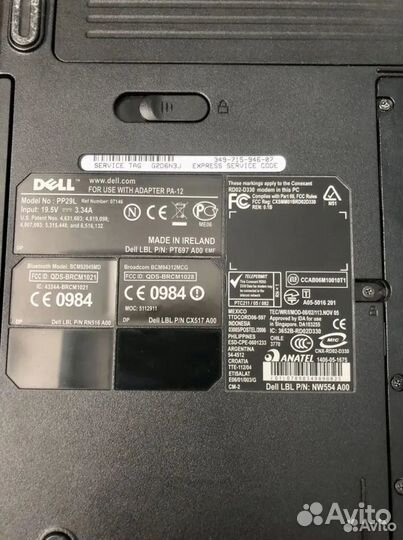 Ноутбук Dell PP23L