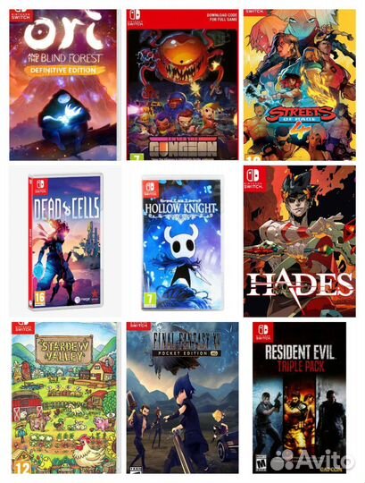 Новые Nintendo Switch Oled + игры